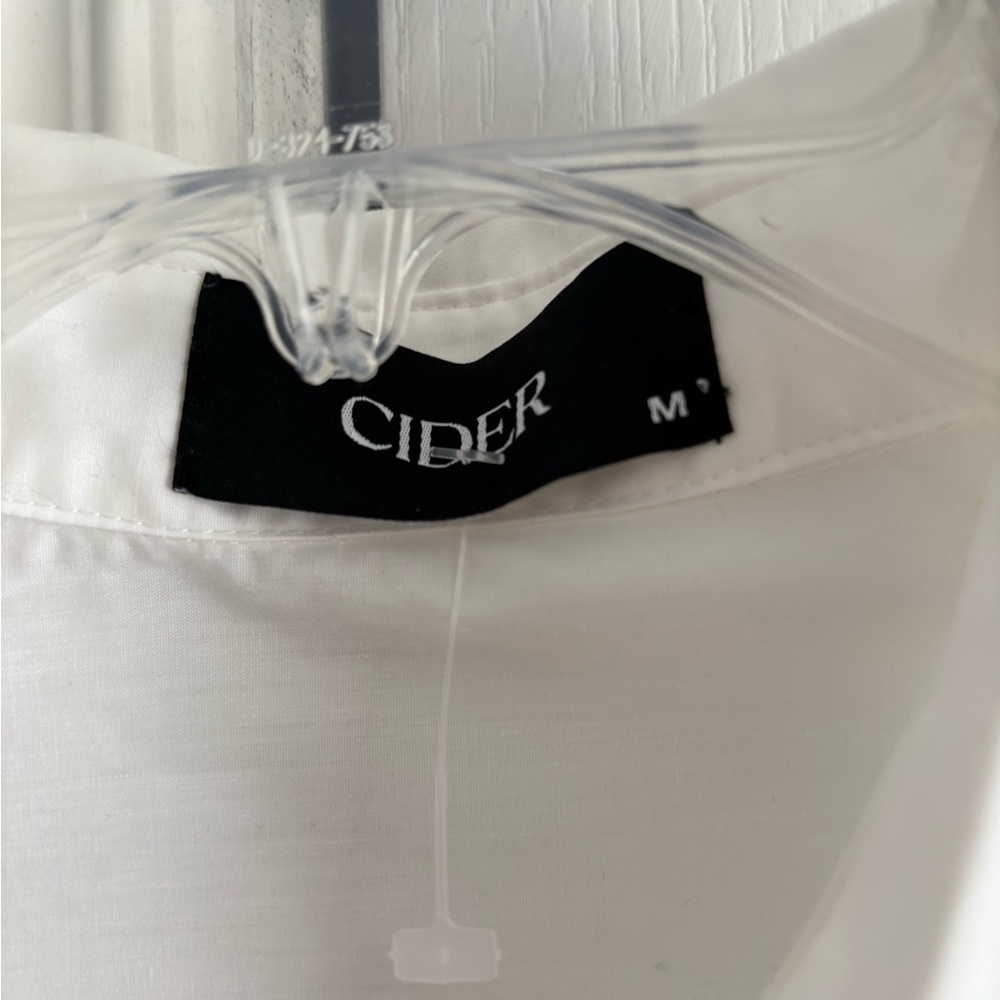 Cider Crisp White Men's Dress Shirt - Picture 2 of 3